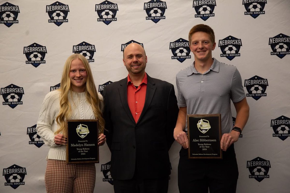 GretnaEliteAcad's tweet photo. Congratulations to one of our own 👏

Alec Sibbernsen (06/07B ECNL) has been named the 2024 @NRDP_Soccer Young Referee of the Year 👍

We are proud of you Sibby 👌

#BeARef #PlayerRefs https://t.co/nvQproDLuM