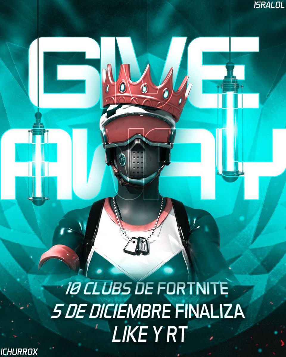iChurrox's tweet photo. 🎁 SORTEO EXPRESS!! 🎁

Sorteo de 10 clubs de Fortnite 👻

•[Requisitos]
- Seguir a @1sralol y @iChurrox 
- Dar RT 🔁 y LIKE ❤️
- Mencionar a dos amigos 👬
- Entra al Discord: https://t.co/VwhhQ2olFd

El sorteo finaliza el 5 de diciembre ❤️ https://t.co/CTZzNvg5m0