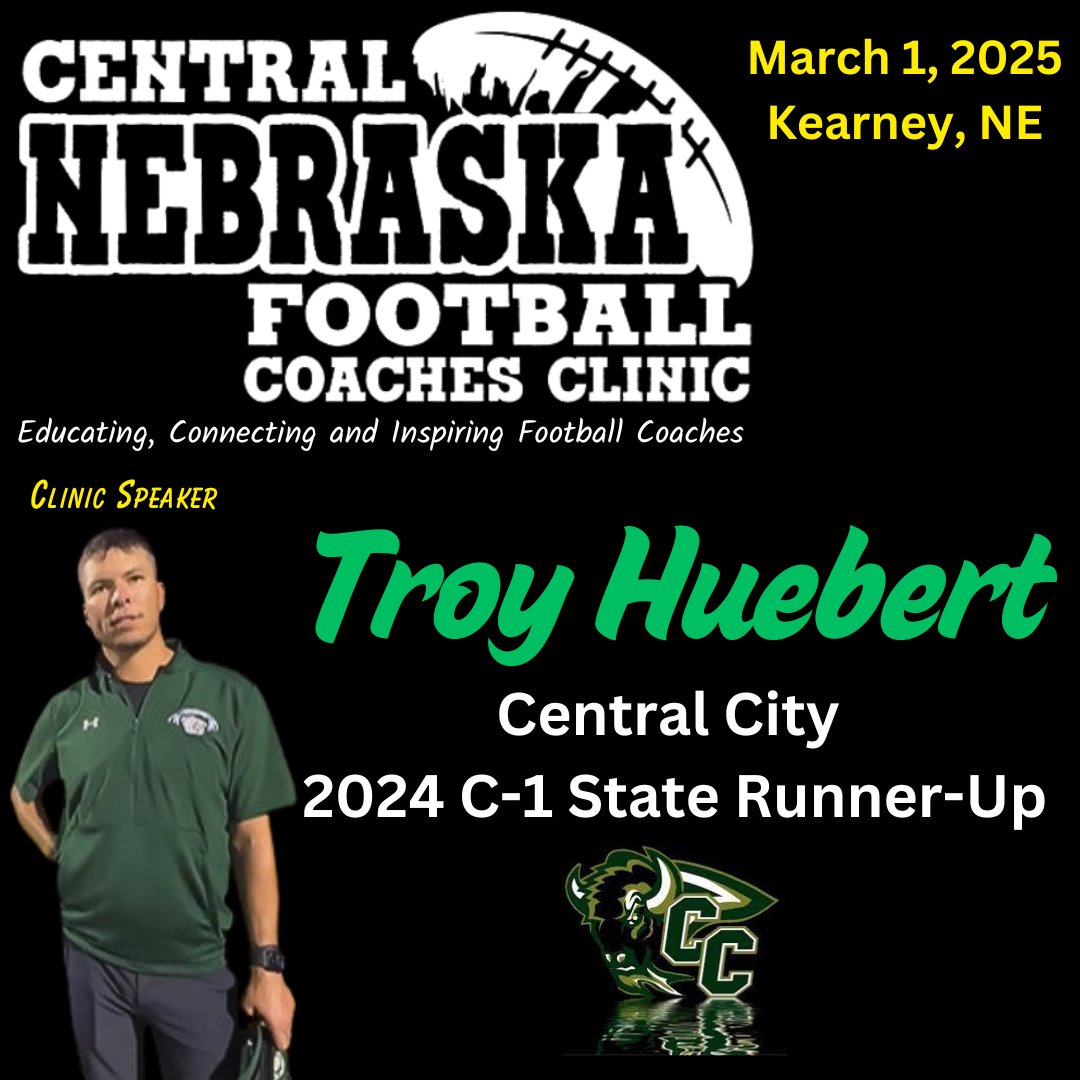 📢2025 Clinic Speaker |🗓️March 1, 2025 <a href="/CoachHuebertII/">Troy Huebert</a> #2025CNFCC