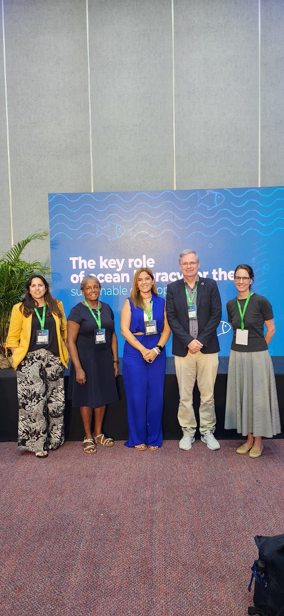 DanielitaHill's tweet photo. Ocean Literacy for sustainable development panel at @ForoCILAC together with @pilarmunozmuga, Ronaldo Christofoletti, Loran Inniss @IocUnesco Caribe and  Alison Claussen Ocean Decade @IocUnesco @ocean_literacy

#CienciaQueDialoga
#CulturaOceánica
#OceanLiteracy https://t.co/pgEv97Iml8