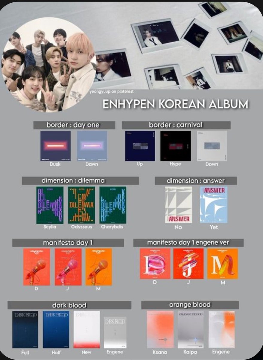 LeanRMT's tweet photo. WTB LFS ENHYPEN UNSEALED ALBUM
- DARK BLOOD 
- ORANGE BLOOD
- MEMORABILIA 
- ROMANCE : UNTOLD 
- ROMANCE : UNTOLD  DAYDREAM https://t.co/hbqm2qYZtH