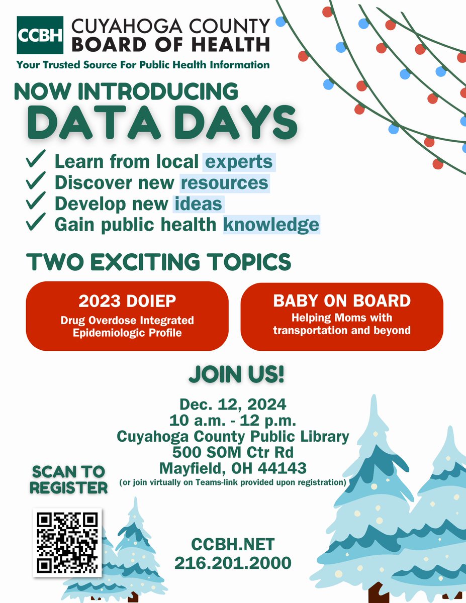 Want to learn more about the programs and services we offer at CCBH? Join us virtually or in person for a free informational session and data overview.