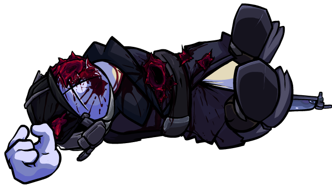 sprycomm's tweet photo. deimos is dead and mag hank sprites for necrophegiast https://t.co/1MCIL4RI1j