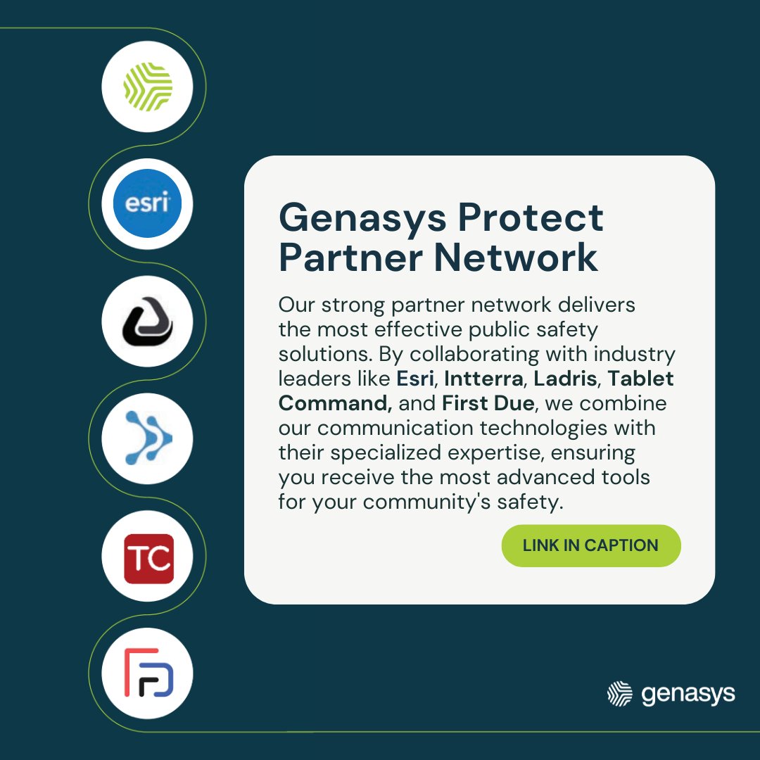 GenasysInc's tweet image. Seamless Integration. Better Results.
hubs.la/Q02-7ysf0
#PublicSafety #UnifiedResponse #TechnologyIntegration #EmergencyManagement