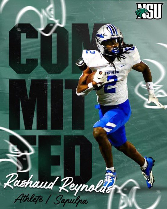 Rashaud Reynolds (@rashaudreynolds) on Twitter photo God is great #100% committed💚🖤
<a href="/CoachChev6/">Darrin Chiaverini</a> <a href="/jarekbroussard1/">Jarek Broussard</a> <a href="/NSU_Football/">Northeastern State Football</a> God is great #100% committed💚🖤
<a href="/CoachChev6/">Darrin Chiaverini</a> <a href="/jarekbroussard1/">Jarek Broussard</a> <a href="/NSU_Football/">Northeastern State Football</a>