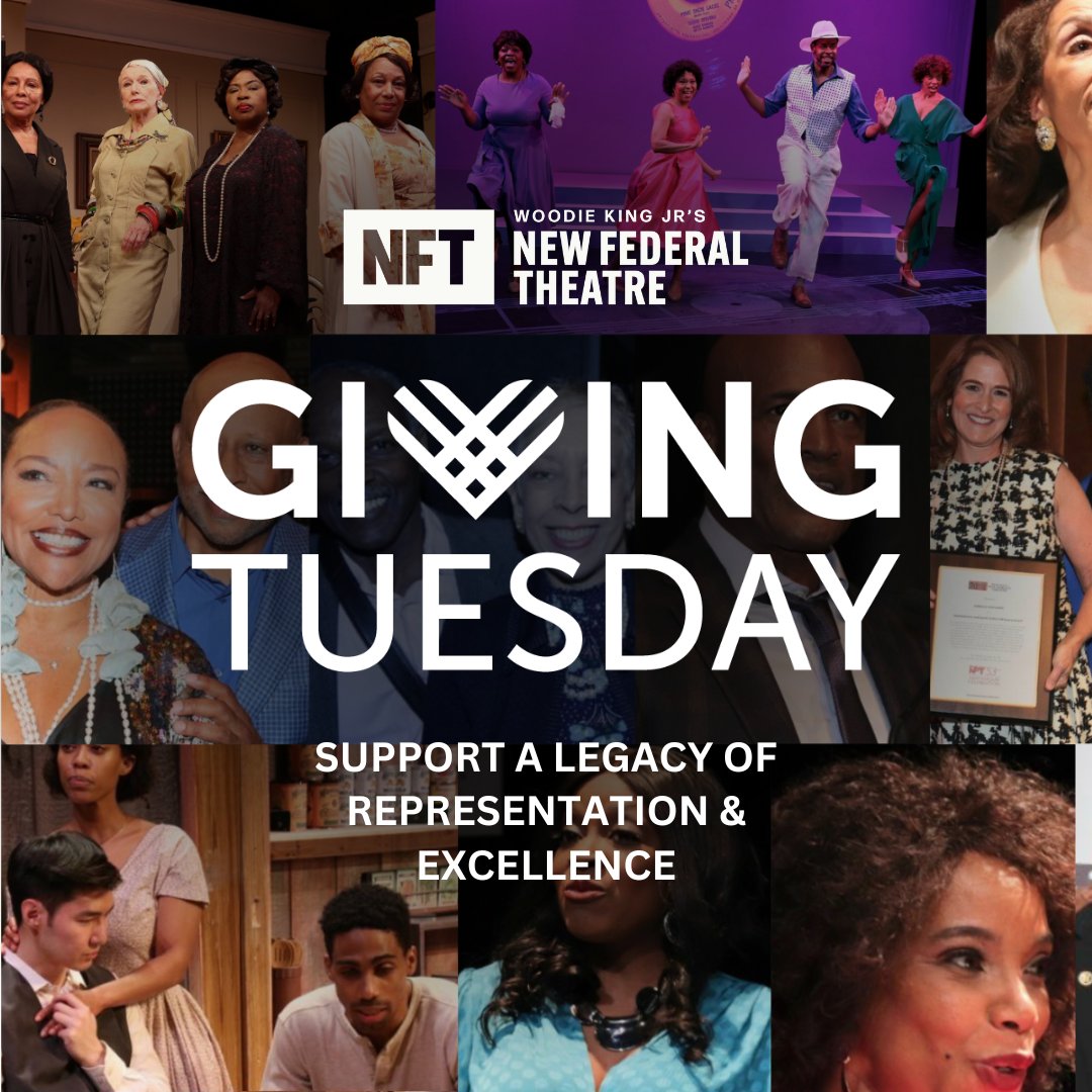 Today is #GivingTuesday! Join New Federal Theatre in preserving the voices of artists of color &amp; women. Thanks to an anonymous donor, YOUR GIFT IS DOUBLED up to $15K!💖Give today to empower future storytellers &amp; preserve our legacy. Donate now: bit.ly/nft2425