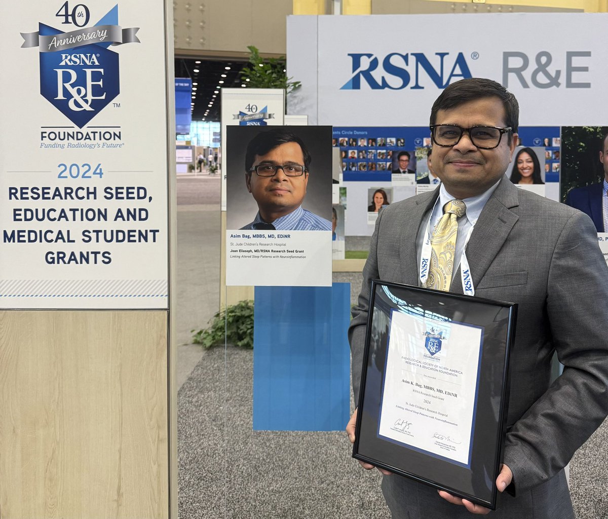 Asim Bag (@asimkbagmd) on Twitter photo "Considering a donation to the <a href="/RSNA/">RSNA</a> R&E Fund? Over 40 years, it's supported radiologists and trainees with over $84M in grants, shaping careers like mine. I'm truly honored to have received one. #ProudRecipient #RadiologyResearch" "Considering a donation to the <a href="/RSNA/">RSNA</a> R&E Fund? Over 40 years, it's supported radiologists and trainees with over $84M in grants, shaping careers like mine. I'm truly honored to have received one. #ProudRecipient #RadiologyResearch"