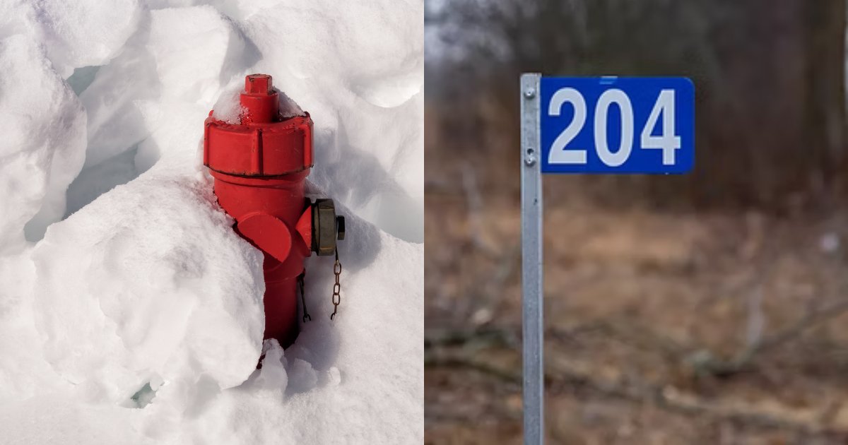In an emergency, every second matters. 

➡️ Clear snow from blue 9-1-1 civic address signs to maintain visibility for emergency services; and

➡️ Keep fire hydrants clear of ice and snow. Clear a path to the hydrant and a clearing of one metre around the hydrant for easy access.