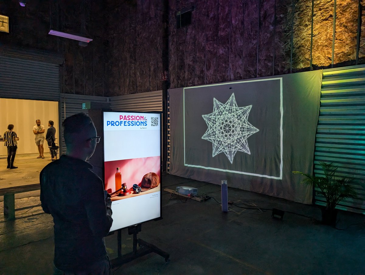 ciphermonk_eth's tweet image. In October 2024, FORGN STUDIO hosted &quot;Art Of Gen,&quot; showcasing generative art with AI, algorithms, lasers, and sculptures. With your support, we can create more events like this, where art and technology collide to inspire the future. #ArtTechFusion #SupportCreativity 

@DaCaldera…