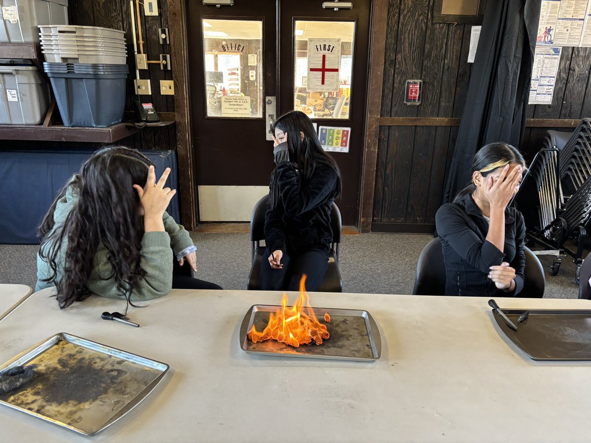 … our trip to Sunrise Lake today was THE BEST!  8th Grade AVID scholars learned about fire, held animals, and cooked lunch as a group.  Awesome team building!!  ☺️💚❄️ #GroveAVID <a href="/D59Grove/">Grove Junior High</a>