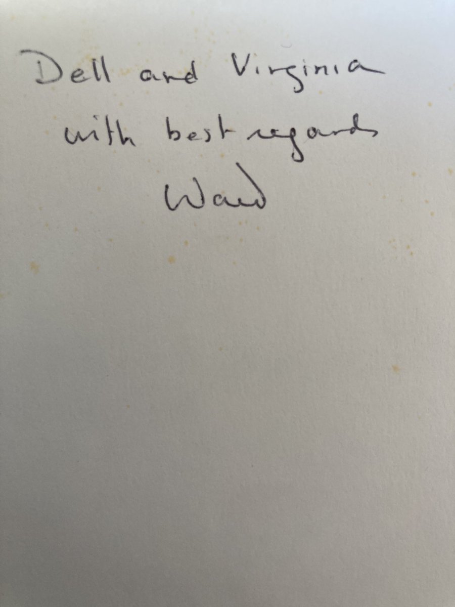 JohnDRovin's tweet photo. We happen to have a copy at Brooks Hall in UVA and wouldn't you know it's autographed https://t.co/vZmU1uoHAV