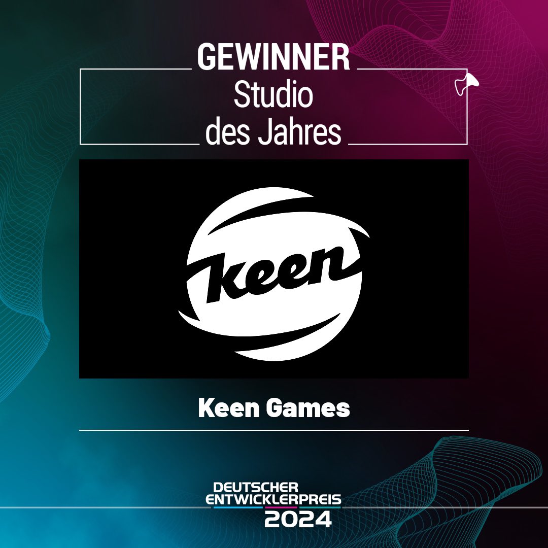 Das STUDIO DES JAHRES ist <a href="/KeenGames/">Boss Games</a>. Herzlichen Glückwunsch! #DEP2024