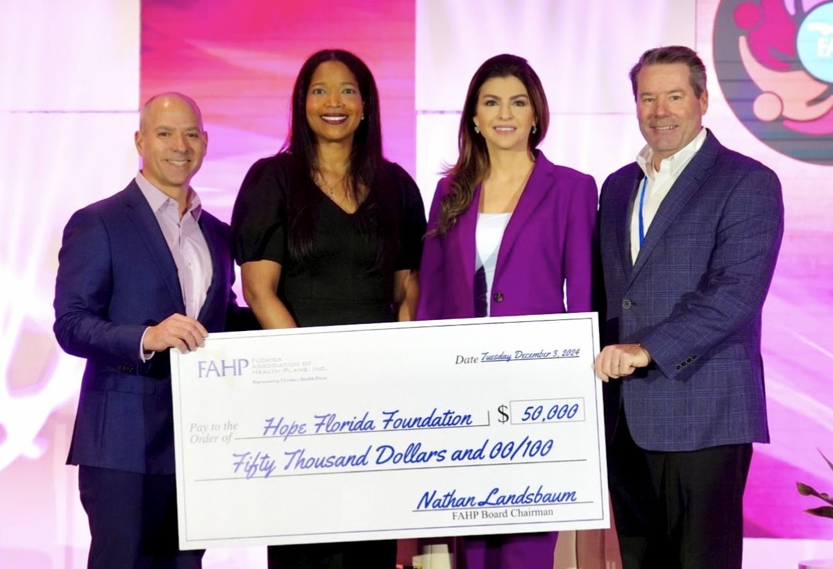 Casey DeSantis (@caseydesantis) on Twitter photo I appreciate the invitation by the Florida Association of Health Plans to come and speak at their annual conference today in Orlando.
Florida Medicaid plans’ partnership with Hope Florida provides an innovative pathway to help Floridians in need by taking a holistic approach to I appreciate the invitation by the Florida Association of Health Plans to come and speak at their annual conference today in Orlando.
Florida Medicaid plans’ partnership with Hope Florida provides an innovative pathway to help Floridians in need by taking a holistic approach to