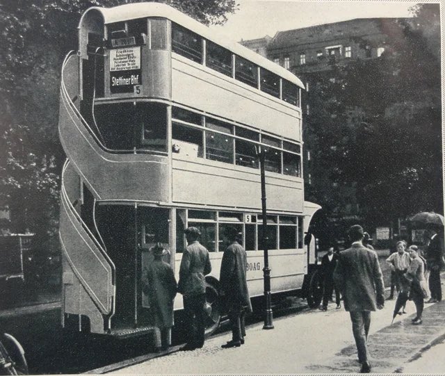 Dreistöckiger Linienbus, Berlin 1926