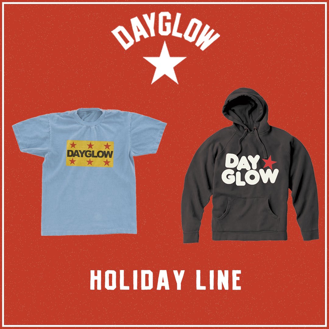 Dayglow (@dayglowband) on Twitter photo HOLIDAY MERCH!! GET IT WHILE IT'S HOT! 
Order your items before December 10th in order to receive them in time for the holidays! Head to store.dayglowband.com NOW! HOLIDAY MERCH!! GET IT WHILE IT'S HOT! 
Order your items before December 10th in order to receive them in time for the holidays! Head to store.dayglowband.com NOW!