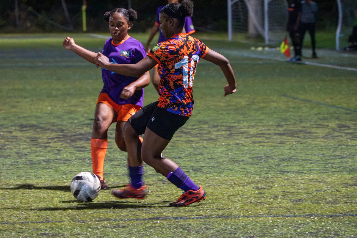 BahamasFootbal1's tweet image. Saturday’s matchup saw United Purple take on United White in an exciting clash! ⚽💜 Both teams brought energy and sportsmanship. 👏 #BahamasWomensFootball #GameRecap