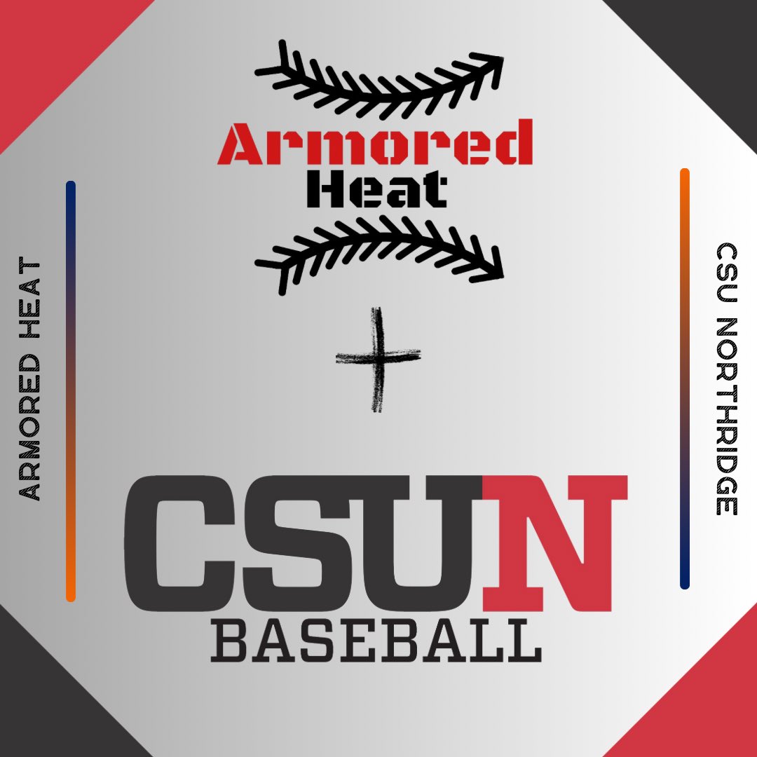 Armored Heat (@armoredheat) on Twitter photo Armored Heat 🤝 <a href="/CSUNBaseball/">CSUN Baseball</a>
Fired up to provide Armored Heat to the entire pitching staff! 💪📈
Looking forward to working alongside <a href="/Doc4Coach/">Jon Strauss</a> and the rest of this awesome staff!
#GoMatadors Armored Heat 🤝 <a href="/CSUNBaseball/">CSUN Baseball</a>
Fired up to provide Armored Heat to the entire pitching staff! 💪📈
Looking forward to working alongside <a href="/Doc4Coach/">Jon Strauss</a> and the rest of this awesome staff!
#GoMatadors