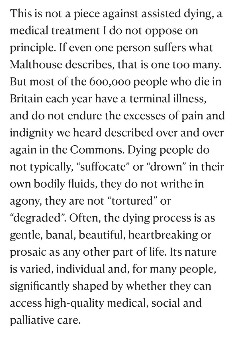 Hannah Barnes (@hannahsbee) on Twitter photo I’ve never read a piece quite like this. <a href="/doctor_oxford/">Dr Rachel Clarke</a> sets out calmly and compassionately what it is like to die. As the assisted dying legislation makes its way through Parliament, we need to talk about this.
newstatesman.com/comment/2024/1… I’ve never read a piece quite like this. <a href="/doctor_oxford/">Dr Rachel Clarke</a> sets out calmly and compassionately what it is like to die. As the assisted dying legislation makes its way through Parliament, we need to talk about this.
newstatesman.com/comment/2024/1…