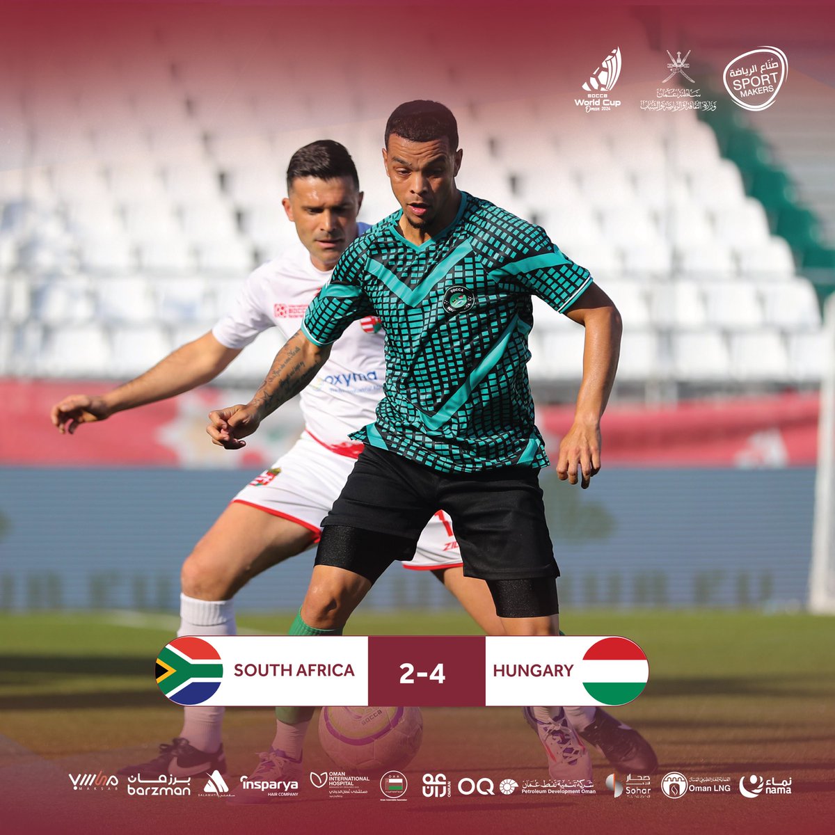 SportMakers_om's tweet photo. نتائج مباريات اليوم الخامس 🏟️
#كأس_العالم_سوكا #صناع_الرياضة
Fourth day matches scores ⚽️
#SoccaWorldCup #SportMakers https://t.co/D2wjg6DtKG