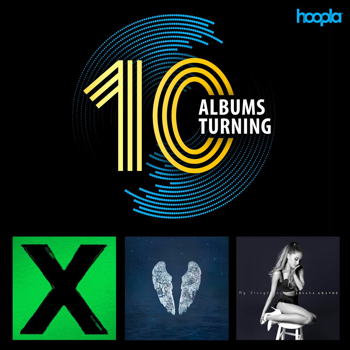 BHPublicLibrary's tweet photo. Can you believe 2014 was ten years ago? Travel back in time with hoopla's Albums Turning 10 in 2024 music collection featuring hit albums from artists like Ed Sheeran, Lana Del Rey, Coldplay, and more. https://t.co/pkr3jfc4ea

#BHPL https://t.co/eGD6qYMH1e