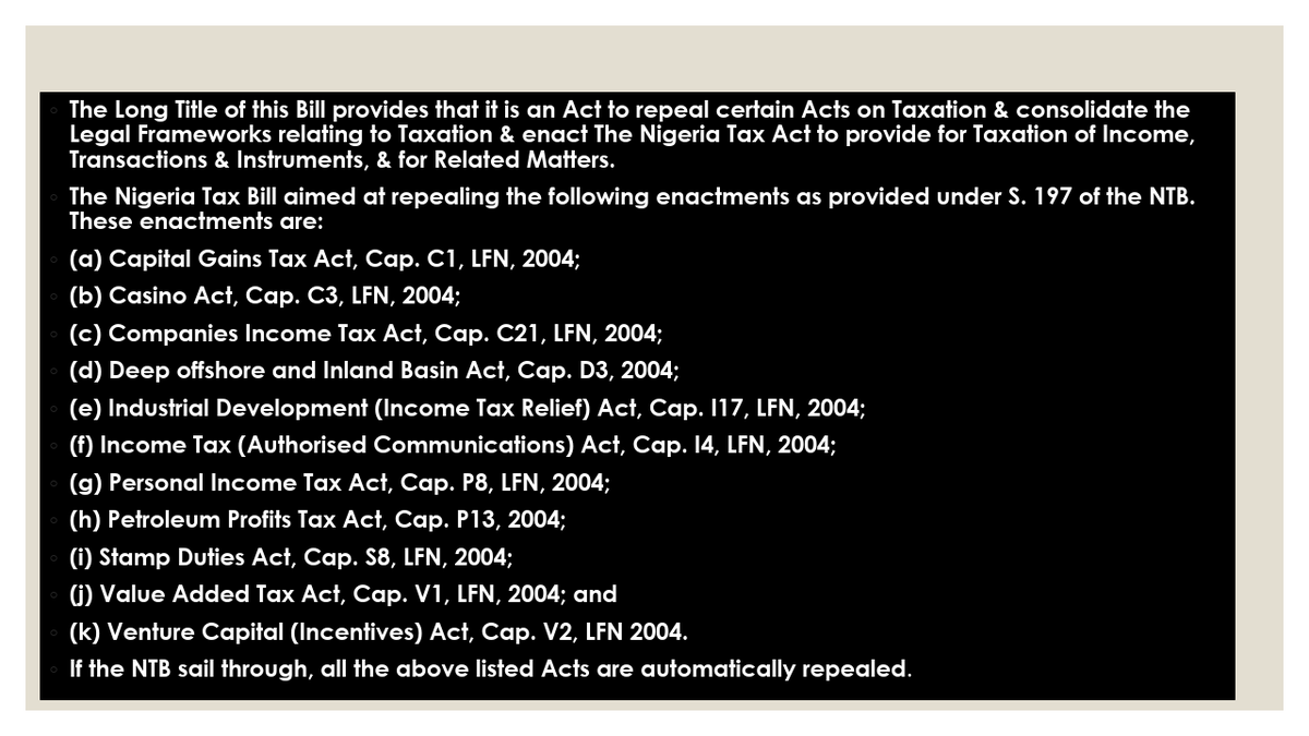 OlalekanHamzzy's tweet photo. My review of the Tax Reform Bills, particularly the Nigeria Tax Bill. https://t.co/nsRlDqtnOf