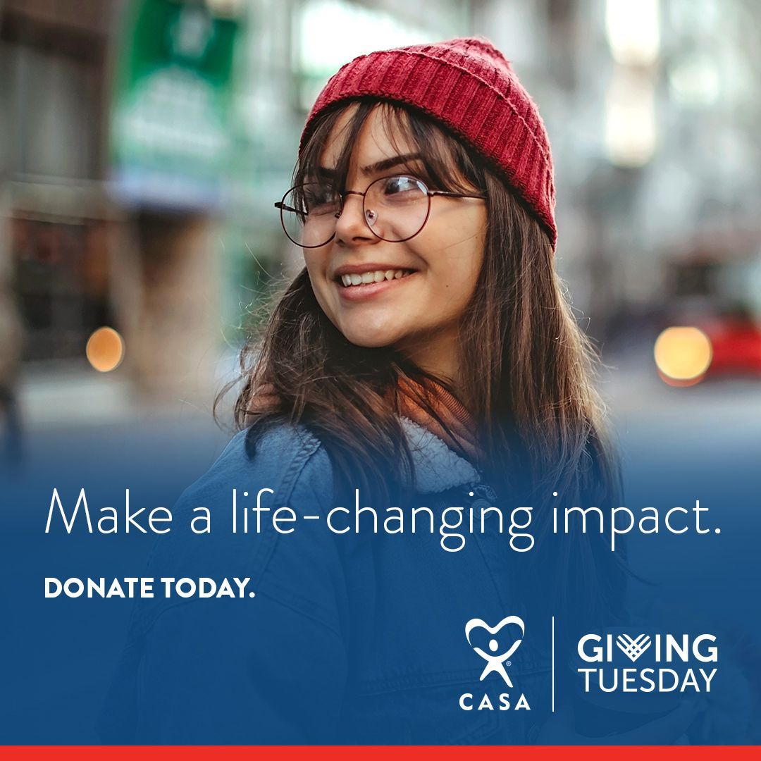 Alameda_CASA's tweet photo. It's Giving Tuesday! You can make a difference in the life of a young person in foster care. Donate today to help us reach our end of year goal! https://t.co/Z4kL2geI7y https://t.co/tJEbqyBR7q