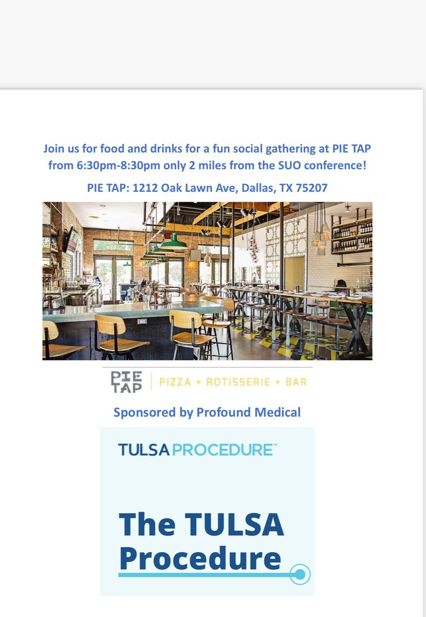 UCSD Urology (@ucsd_urology) on Twitter photo Join us for food and drinks at the #SUO25 <a href="/UCSD_Urology/">UCSD Urology</a> <a href="/UroOnc/">Society of Urologic Oncology</a> Faculty and Alumni Reception December 5 6:30 to 8:30 pm at PIE TAP 1212 Oak Lawn Ave, Dallas TX 75203 <a href="/AdityaBagrodia/">DrBagrodia</a> <a href="/AmirSalmasi/">Amir Salmasi</a> <a href="/Cold_Steel_1970/">Ithaar H. Derweesh</a> <a href="/SUO_YUO/">YUO</a> Join us for food and drinks at the #SUO25 <a href="/UCSD_Urology/">UCSD Urology</a> <a href="/UroOnc/">Society of Urologic Oncology</a> Faculty and Alumni Reception December 5 6:30 to 8:30 pm at PIE TAP 1212 Oak Lawn Ave, Dallas TX 75203 <a href="/AdityaBagrodia/">DrBagrodia</a> <a href="/AmirSalmasi/">Amir Salmasi</a> <a href="/Cold_Steel_1970/">Ithaar H. Derweesh</a> <a href="/SUO_YUO/">YUO</a>