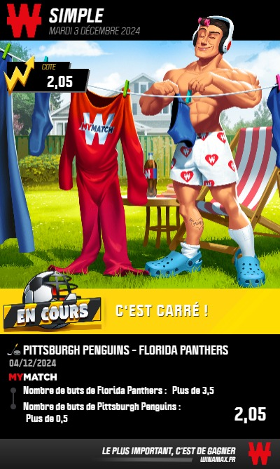 mestuyaux2026's tweet photo. #BabelSeries #BS38 #prono #teamparieur
Babel Series nยฐ 38 | BS 38.2 | 2รจme รฉtape
๐ NHL | buts par รฉquipe | cote = 2,05
PANTHERS / + 3,5 @ PENGUINS / + 0,5
โ๏ธ mise = 2 unitรฉs ๐ ๐ https://t.co/M0pOBc5lR3