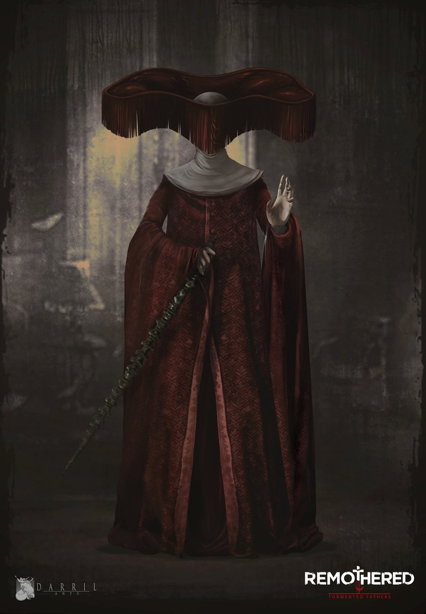 unlucky_Gurl_'s tweet image. The Red Nun is, in my opinion, the best nun design made for a horror game. What truly sold it for me was the Eiko Ishioka inspired look. No wonder is considered the best part of Remothered (I personally put her second after Daniella from Haunting Ground in terms of icon status).