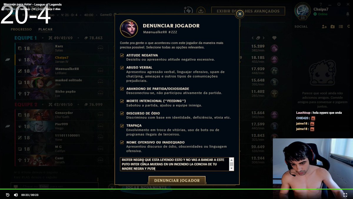 RIOT VAS A CAER