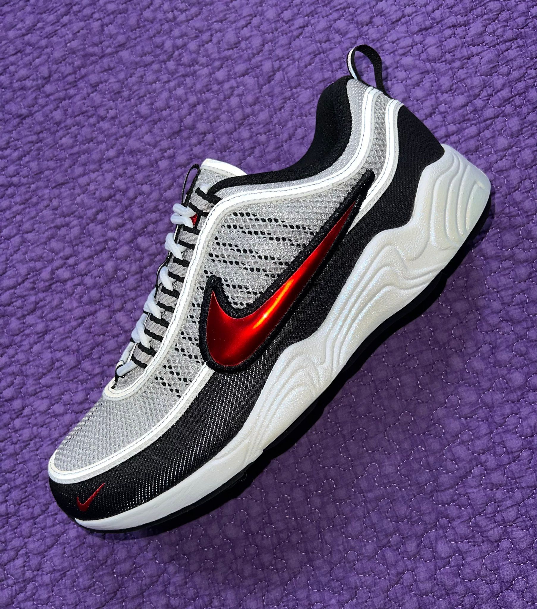 JustFreshKicks on X Nike Air Zoom Spiridon OG Sport Red Returns December 20th https t P4KbfbI5RL https t t1EW53y1hX X