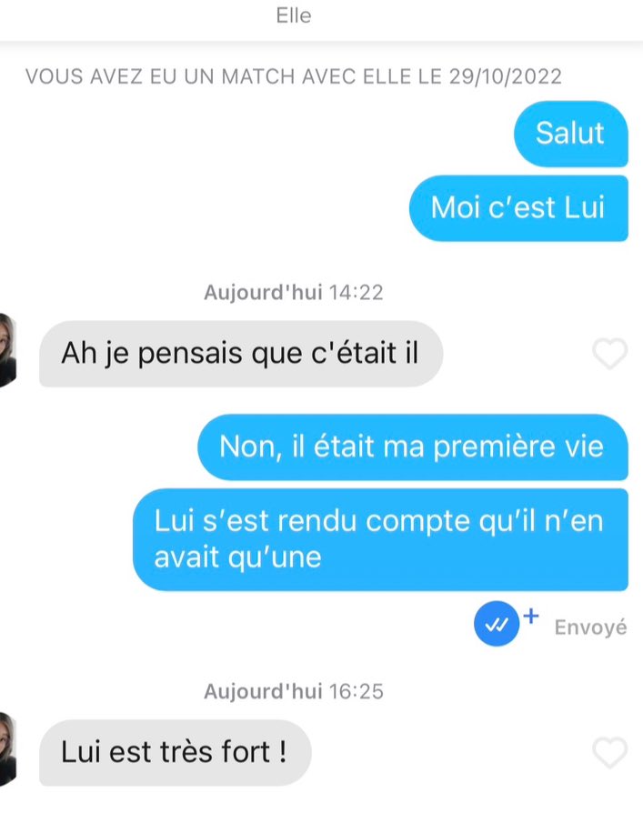Jviens de remonter sur ma période Tinder 2022 speedrunner de l’extrême nooon j’étais bon que s’est-il passé