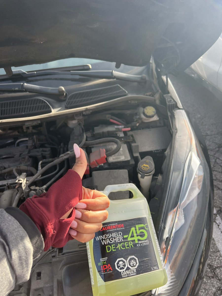 This is your gentle reminder to top up your windshield wiper fluid before the messy weather arrives tomorrow!