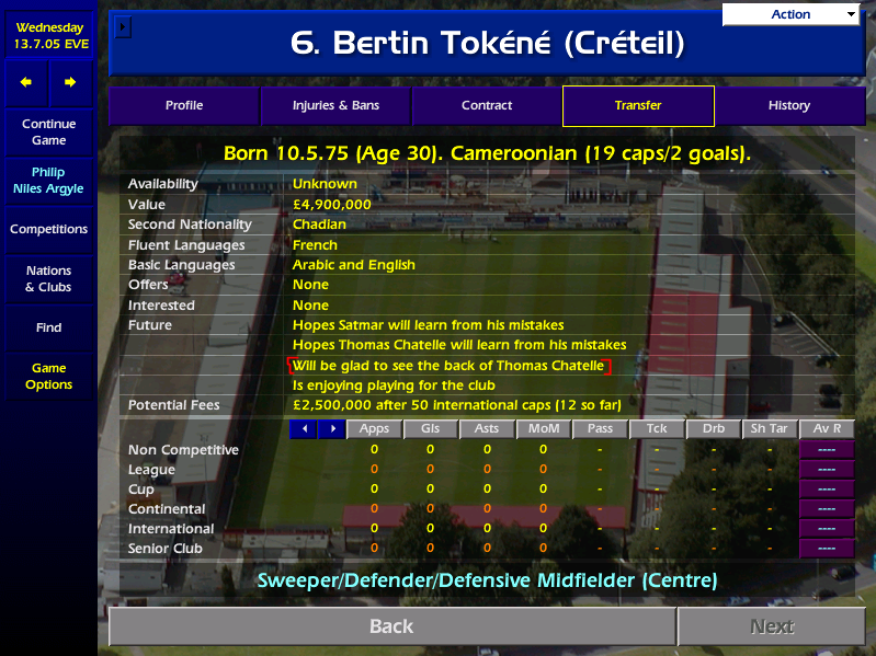 Granted I don't check why players are pissed off very often, but this is a new one to me.