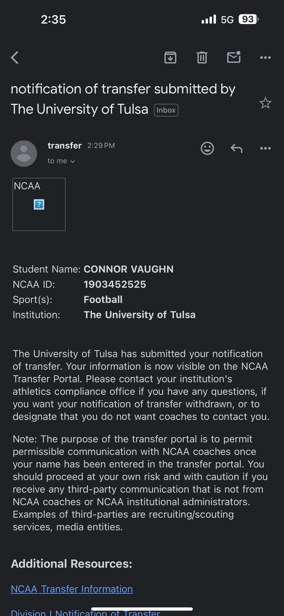 Connor Vaughn tweet media