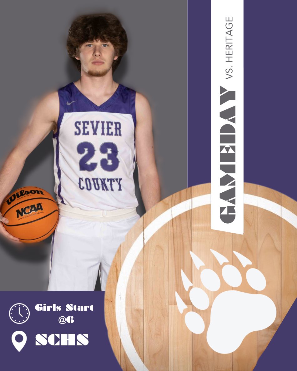 Come out and watch your Smoky Bears for their first Home game against Heritage!
🗓️ Tuesday, December 3rd
🆚 Heritage
⌚️ Varsity 7:30
📍Sevier County High School
📣<a href="/SCHSstudentsec_/">Sevier County Students</a> Theme is Red, White, and Blue🇺🇸🦅