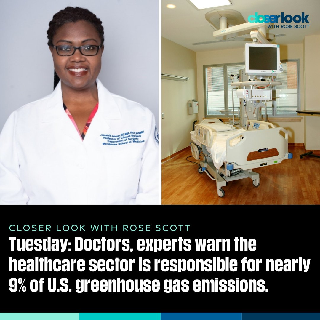Tune in to #CloserLookWABE tonight at 8 p.m. for a repeat airing of today's earlier interview with MSM's Dr. Shaneeta Johnson about the role medical waste can play in worsening climate change. 🌎

Listen to the episode via WABE: wabe.org/podcasts/close…