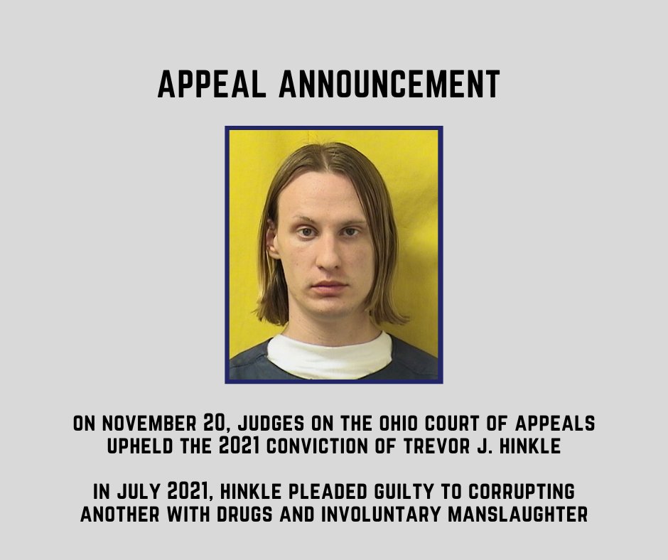 Judges on a state appeals court upheld a Crooksville man’s drug and manslaughter convictions, rejecting his claims that his lawyer conspired with prosecutors

bit.ly/49gTvBj