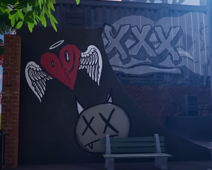 RileyTaugor's tweet photo. If XXXTentacion was added to Fortnite. Skins, location, weapon wrap, and more 🔥 https://t.co/niD6N2oq7r