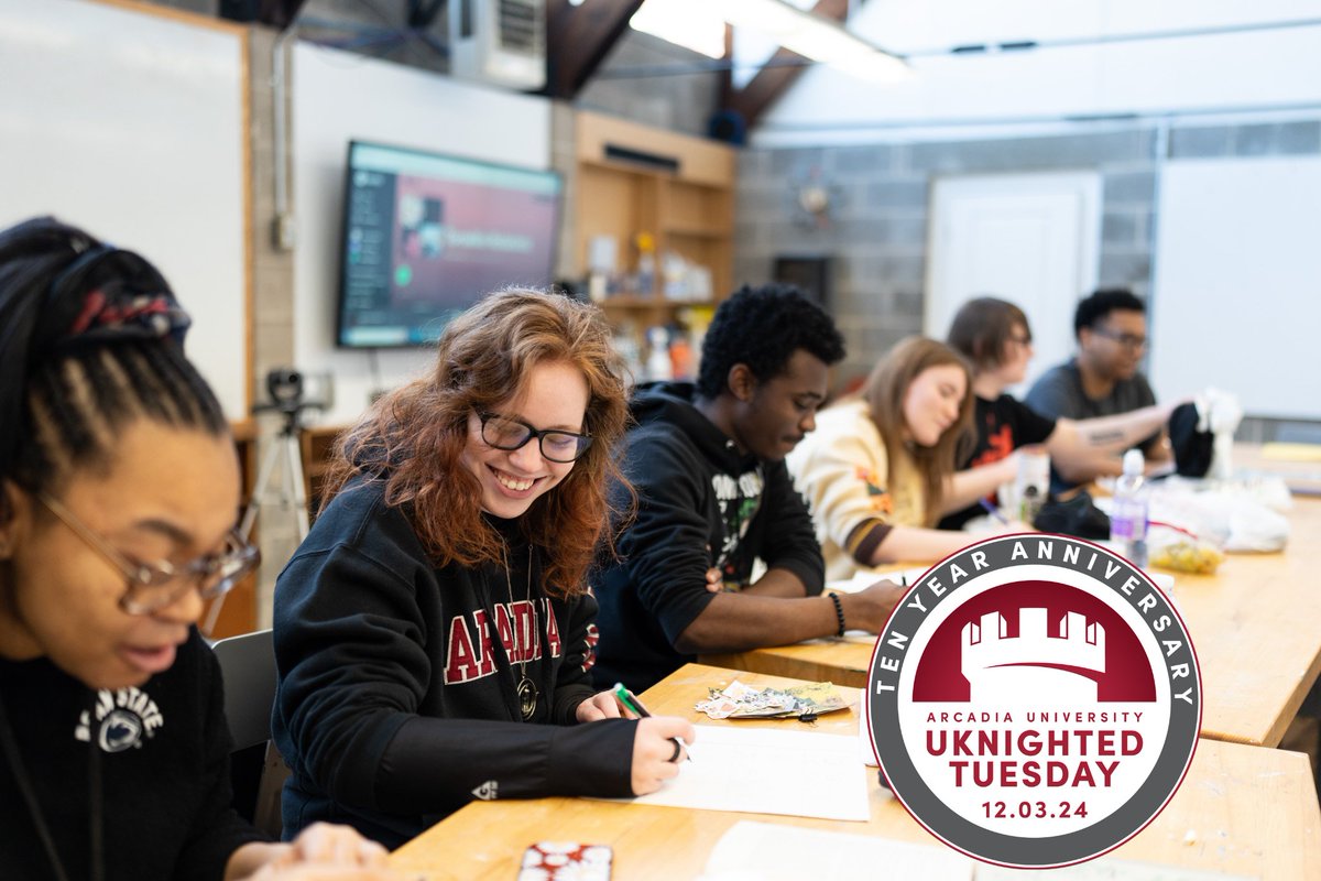 Arcadia Alumni (@arcadiaalumni) on Twitter photo There's still time to UKnight for Arcadia students during the 10th anniversary of UKnightedTuesday! A gift of any size makes a difference: give.arcadia.edu/uknightedtuesd… #UKT24 <a href="/arcadia1853/">Arcadia University</a> There's still time to UKnight for Arcadia students during the 10th anniversary of UKnightedTuesday! A gift of any size makes a difference: give.arcadia.edu/uknightedtuesd… #UKT24 <a href="/arcadia1853/">Arcadia University</a>