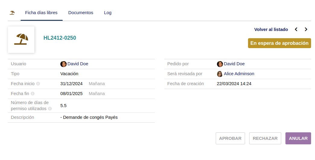 2byte's tweet image. Con el #erp #crm #Dolibarr podrás gestionar los días libres o bajas por enfermedad de tus empleados llevando un control de los días consumidos #OrgullososDeSerSencillos