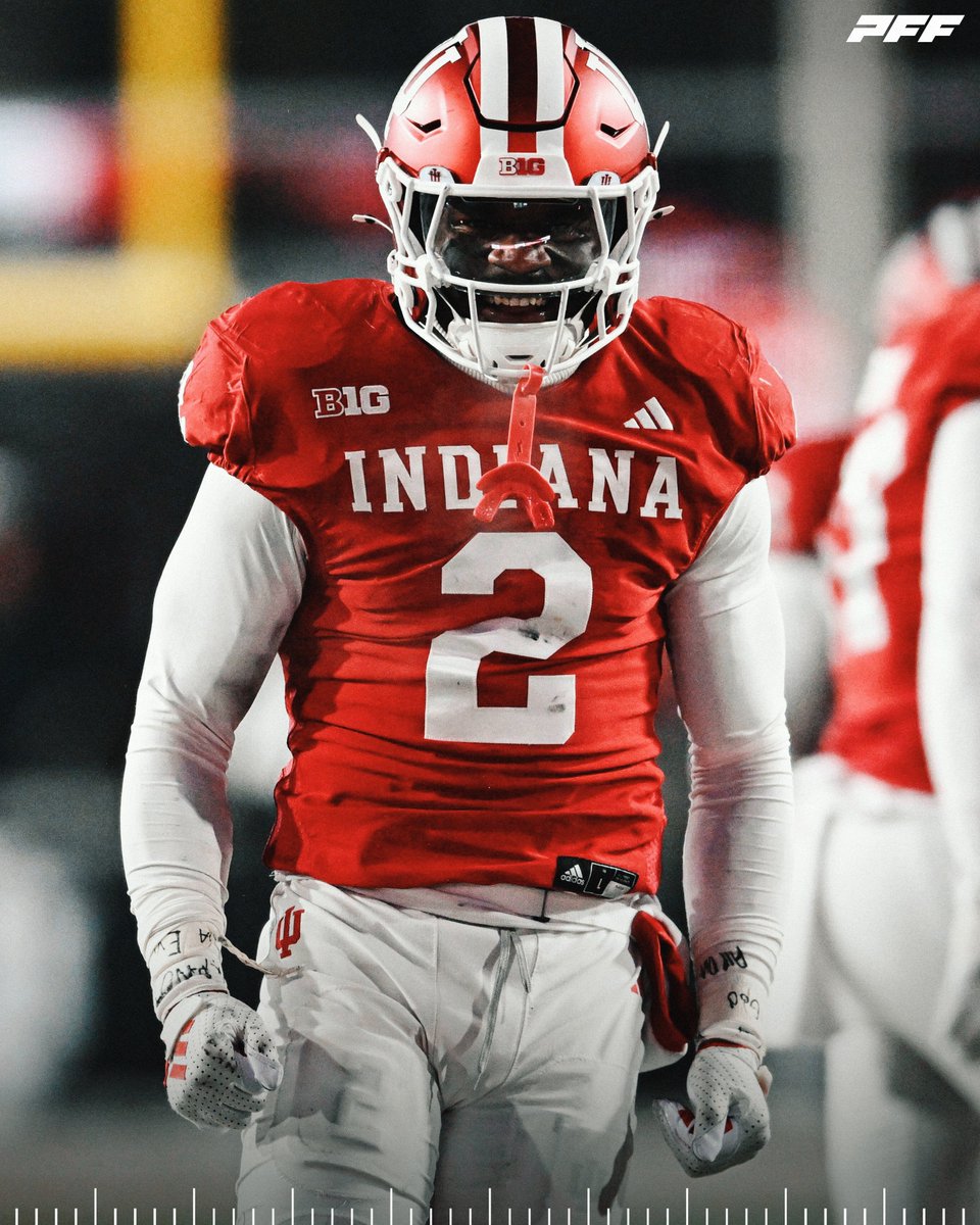 PFF College (@pff_college) on Twitter photo Highest Graded Defensive Player from Week 14:
🔴 Jailin Walker, Indiana: 93.0
<a href="/IndianaFootball/">Indiana Football</a> Highest Graded Defensive Player from Week 14:
🔴 Jailin Walker, Indiana: 93.0
<a href="/IndianaFootball/">Indiana Football</a>