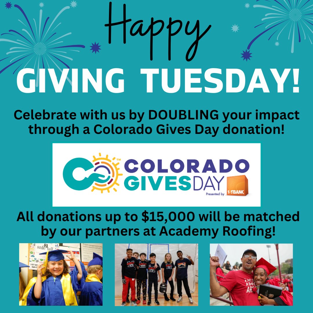 The APS Foundation (@aps_foundation) on Twitter photo Happy Giving Tuesday! 🎉
Celebrate with us by making your Colorado Gives Day donation today! Your support will positively impact <a href="/aurorak12/">Aurora Public Schools</a> students.
The link to give is here: coloradogives.org/organization/a… Happy Giving Tuesday! 🎉
Celebrate with us by making your Colorado Gives Day donation today! Your support will positively impact <a href="/aurorak12/">Aurora Public Schools</a> students.
The link to give is here: coloradogives.org/organization/a…