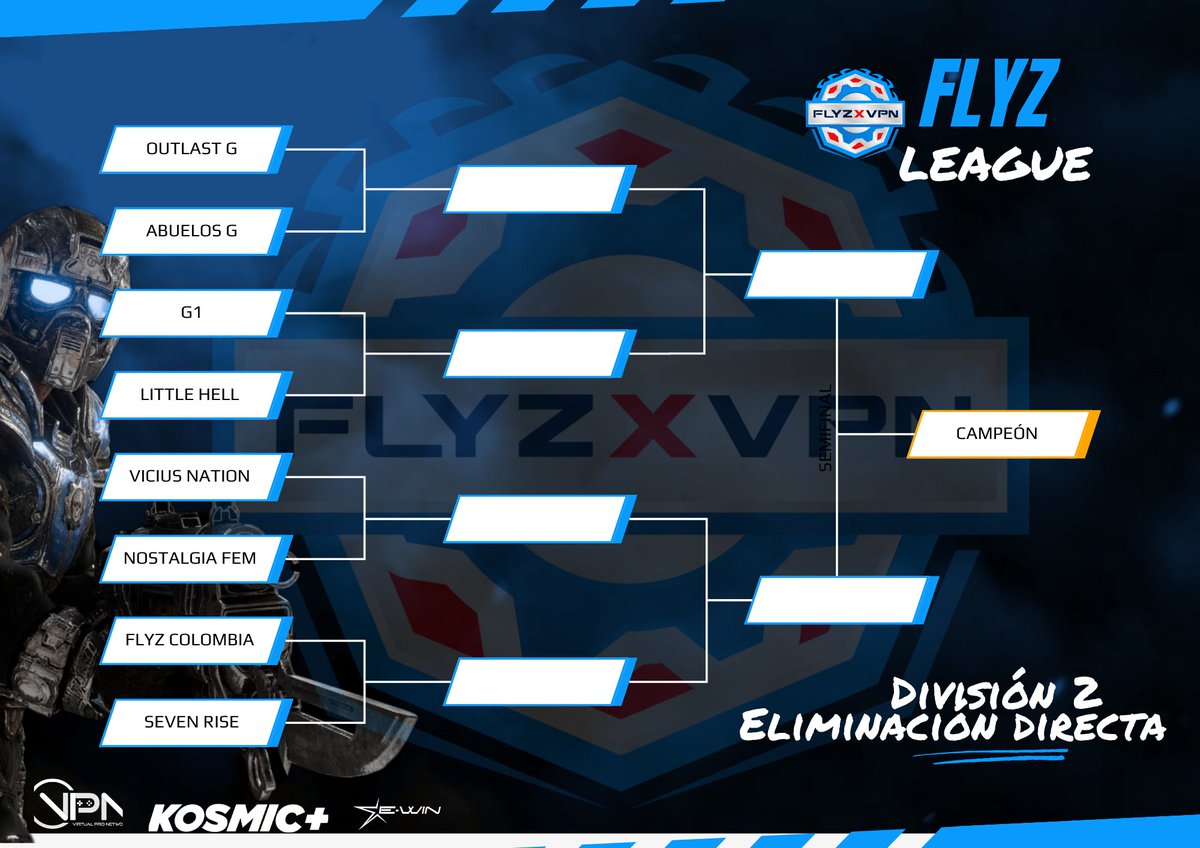Flyz Esports Oficial🐺🇲🇽 (@flysgoficial) on Twitter photo 🏆Flyz League 🏆
4tos de Final División 2
Tenemos una cita el día de hoy
8:00pm en los canales de
<a href="/FLys_Levyz/">Flys Levyz</a> y <a href="/FlyzAssas1n/">Carlos</a>
Eliminación directa
¿Están preparados?
<a href="/OutlastGamingNA/">Outlast</a> vs <a href="/iFxmusL1/">iFxmusL 1st/ BeerusGood</a>
<a href="/Kryness8K/">Joseph</a> vs <a href="/LITTLE_HELL1/">LITTLE_HELL</a>
<a href="/vicius_Nation/">Vicius_Nation</a> vs <a href="/NostalgiaGnesis/">𝐍𝐨𝐬𝐭𝐚𝐥𝐠𝐢𝐚</a>
<a href="/ZeantM/">Zentry 🇵🇹🇨🇴</a> va <a href="/NoVaChaPs/">its_NoVa</a> 🏆Flyz League 🏆
4tos de Final División 2
Tenemos una cita el día de hoy
8:00pm en los canales de
<a href="/FLys_Levyz/">Flys Levyz</a> y <a href="/FlyzAssas1n/">Carlos</a>
Eliminación directa
¿Están preparados?
<a href="/OutlastGamingNA/">Outlast</a> vs <a href="/iFxmusL1/">iFxmusL 1st/ BeerusGood</a>
<a href="/Kryness8K/">Joseph</a> vs <a href="/LITTLE_HELL1/">LITTLE_HELL</a>
<a href="/vicius_Nation/">Vicius_Nation</a> vs <a href="/NostalgiaGnesis/">𝐍𝐨𝐬𝐭𝐚𝐥𝐠𝐢𝐚</a>
<a href="/ZeantM/">Zentry 🇵🇹🇨🇴</a> va <a href="/NoVaChaPs/">its_NoVa</a>