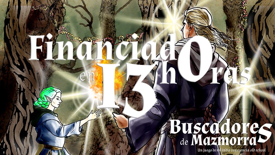 ¿Y tú, a qué esperas para convertirte en un auténtico Buscador de Mazmorras?

¡Únete a la aventura!

verkami.com/projects/39539…