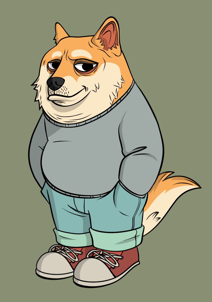 TheDogePoundNFT's tweet photo. Just a chill doge https://t.co/9qoeggrpz6