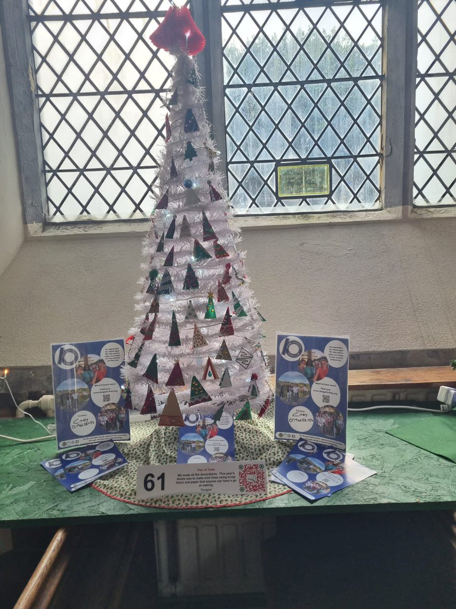 Once again <a href="/TangentSals1/">Salisbury Tangent</a> have the honour of entering the wonderful St Thomas’s Church Christmas Tree Festival 🎄🎉
A great initiative; raising money for worthwhile charities whilst entertaining visitors with joyful music &amp; refreshments 👌#Salisbury #Christmas2024 💚