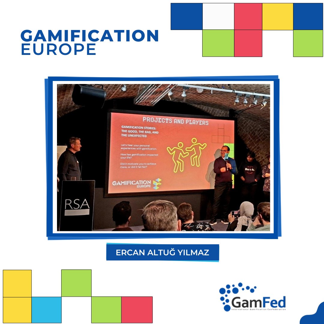 Ercan Altuğ Yılmaz, the founder of GamFed Türkiye, participated as a speaker at Gamification Europe 2024. ✨
Gamfed Kurucusu Ercan Altuğ Yılmaz, Gamification Europe 2024 etkinliğinde konuşmacı olarak yer aldı. ✨
#gamificationeurope2024 #gamfed #gamfedturkiye #oyunlaştırma