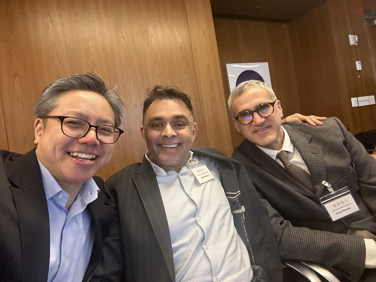 Jim Cheung (@drjcheungep) on Twitter photo Great catching up with <a href="/Dr_Nazarian_EP/">Saman Nazarian, MD, PhD</a> and <a href="/S_NarayanMD/">Sanjiv Narayan</a> at our quad-institutional CVRI conference!
<a href="/WeillCornell/">Weill Cornell Medicine</a> <a href="/WCM_CVRI/">WCM Cardiovascular Research Institute (CVRI)</a> <a href="/StanfordMed/">Stanford Medicine</a> <a href="/dukemedicine/">Duke Department of Medicine</a> <a href="/PennMedicine/">Penn Medicine</a> Great catching up with <a href="/Dr_Nazarian_EP/">Saman Nazarian, MD, PhD</a> and <a href="/S_NarayanMD/">Sanjiv Narayan</a> at our quad-institutional CVRI conference!
<a href="/WeillCornell/">Weill Cornell Medicine</a> <a href="/WCM_CVRI/">WCM Cardiovascular Research Institute (CVRI)</a> <a href="/StanfordMed/">Stanford Medicine</a> <a href="/dukemedicine/">Duke Department of Medicine</a> <a href="/PennMedicine/">Penn Medicine</a>
