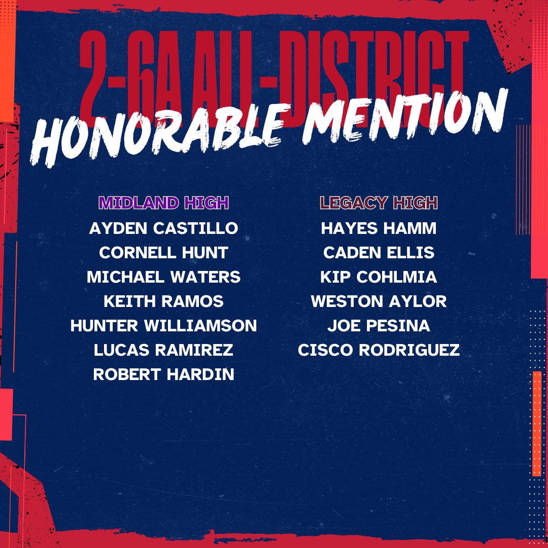 Midland_ISD's tweet image. Congrats to both of our football teams who had great seasons, and all of the players who earned All-District honors! 🏈 Way to go! #MISDProud #MadeinMISD #StudentExperience